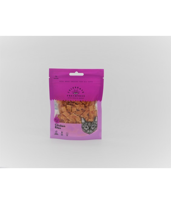 Celebrate chicken bites for cats 50gr