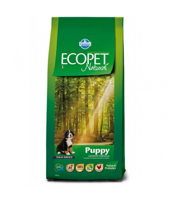 Ecopet natural puppy maxi 12kg