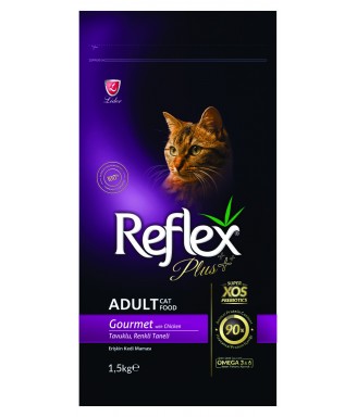 Reflex plus cat adult gourmet multicolor 1.5kg