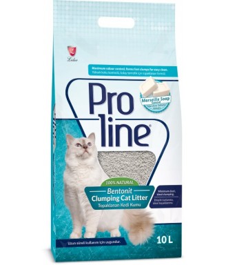 Proline cat litter bentonite  marseille soap 10L