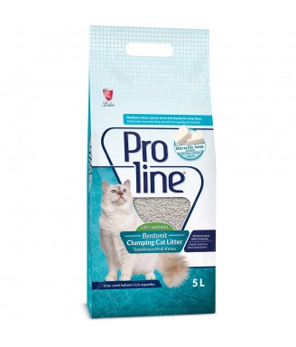 Proline cat litter bentonite  marseille soap 5L