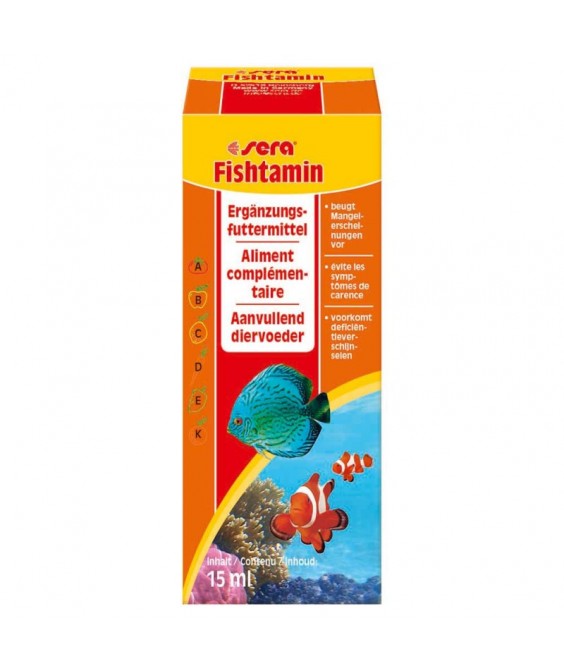 Sera Fishtamin Vitamins 15ml